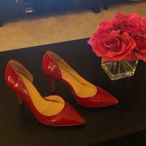 Patent Leather Red High Heels